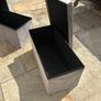 Folding Velvet Ottoman Storage Bench Image 3