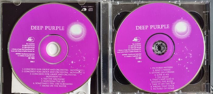 Deep Purple - In Concert With The London Symphony Orchestra 2 x CD (1999) Hard Rock EX+