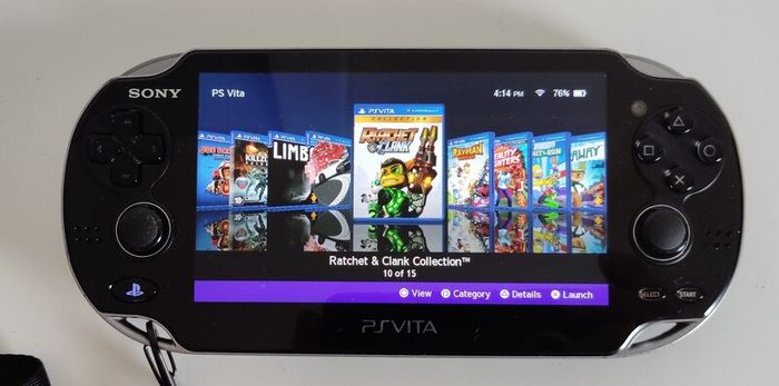Psvita 1004 Oled Modded Henkaku 128gb Original Charger Excellent