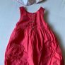 Baby Girl Cute Coral Babydoll Style Dress  18/24 mt Image 3
