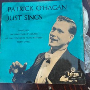 Patrick O'Hagan Sings EP 7", Irish Folk Tenor, Johnny Logan interest