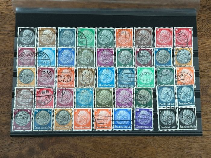 Germany 1872-1945 Reich Collection lot stock 1200+ stamps and 2 Mint sheets