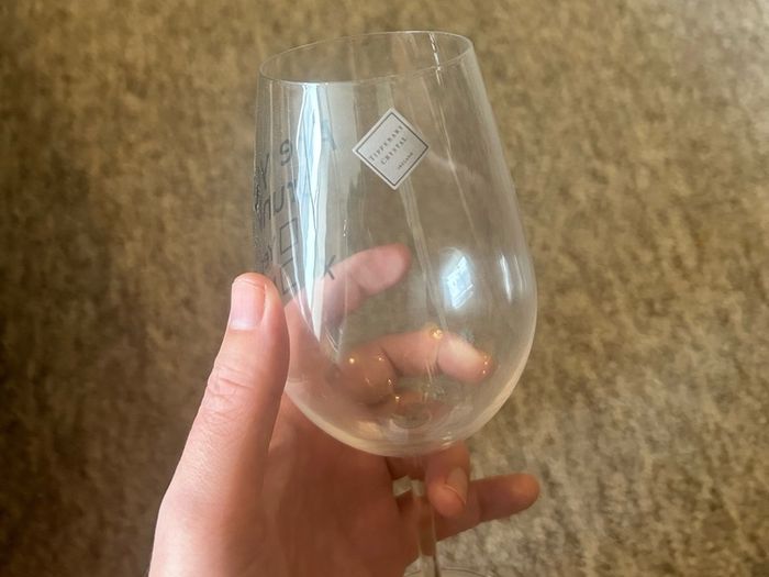 Novelty wine glass