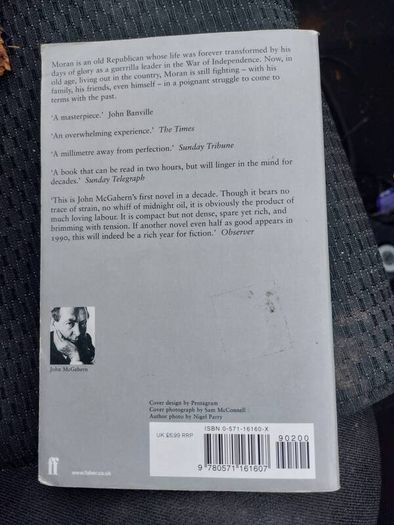 John McGahern, Amongst Women 1991 Faber Paperback