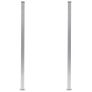 Fence Posts 2 pcs Aluminium 185 cm Image 2