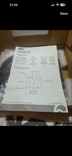 Camera Ceiling Mount x 5