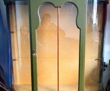 Antique glass cabinet