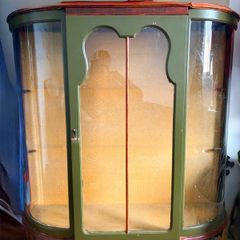 Antique glass cabinet
