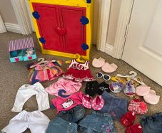 Build A Bear Wardrobe/Clothes/Accessories Bundle