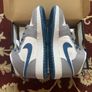 Nike Air Jordan 1 Mid Gs True Blue Cement Image 3