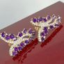 Silver Harry Ivens Amethyst & Zircon Statement Set Image 8