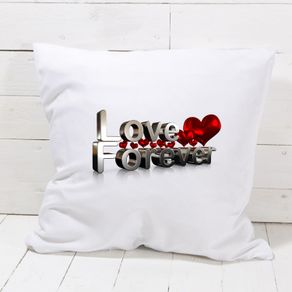Love Forever Text Printed Pillowcase Home Decor Great Gift Present For Valentine