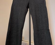 Majestic Filatures, merino-cotton-cashmere trousers, size M
