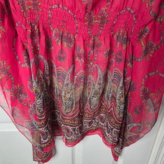 Chiffon blouse, tunic size 10