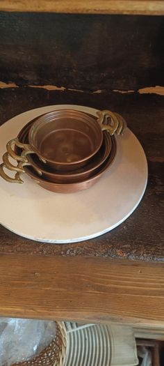 Vintage French escargot pans