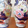 Two matching vintage Mason's Patent Ironstone China vases  height 28cm Image 4