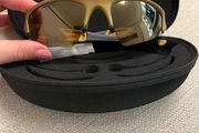 Oakley Flak Jacket XLJ Sunglasses - Gold/Navy