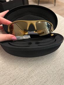 Oakley Flak Jacket XLJ Sunglasses - Gold/Navy