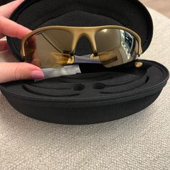 Oakley Flak Jacket XLJ Sunglasses - Gold/Navy