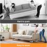 Furniture Mover with Wheels, Heavy Duty Furniture Lifter Sliders Tool, 360 degree Rotating Transport Roller Dolly Set for Sofa, Bed, Cabinet, 350kg Max Load Capacity, Moving Heavy Furniture Tool Set Image 6