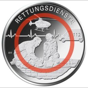 Germany 10 Euro Commemorative Coin 2026 - Emergency Services. Mint D. Uncirculated.