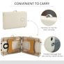 Portable Massage Table Folding Spa Beauty Therapy Bed Cream Image 7