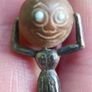 Antique 1918 WW1 Sterling Silver Fumsup Fums Up Touch Wood Wud Good Luck Lucky Charm Fob Image 8