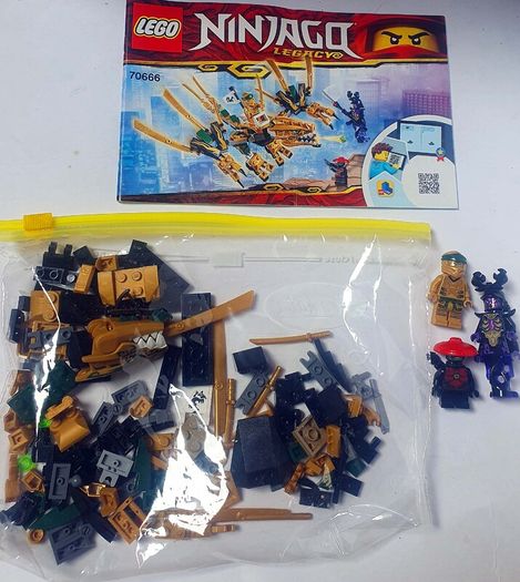Lego Ninjago 70666: The Golden Dragon (2019) 100% Complete (NO BOX)