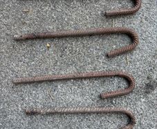 XXL ground anchors made of solid steel