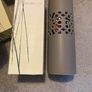 Belleek Living Grey Lattice Table Lamp Image 2