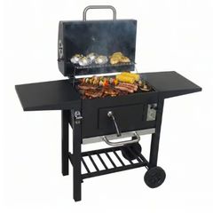 Alvaro Large Charcoal Garden Grill with Lid