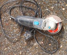 electric angle grinder