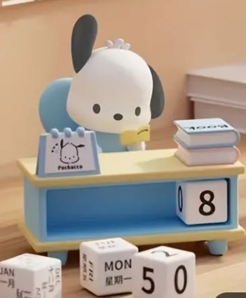 Sanrio pochacco desktop calendar figurine