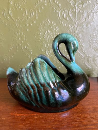 Blue Mountain pottery swan
