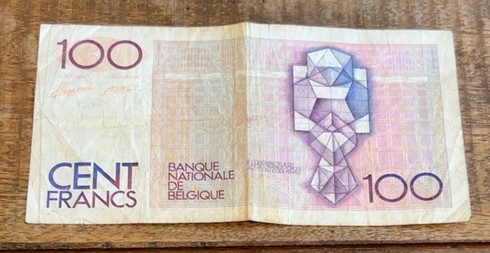 Vintage Belgian 100 Franc Banknotes - Collection of 6