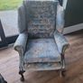 Queen Anne high back arm chairs Image 3