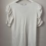DOROTHY PERKINS White Ruched Sleeve Top Size 8! Image 4