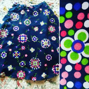 70s midi skirt