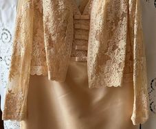 Elegant Pronovias Two-Piece Evening Dress & Jacket Set