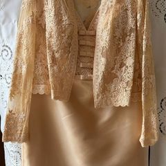 Elegant Pronovias Two-Piece Evening Dress & Jacket Set