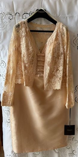 Elegant Pronovias Two-Piece Evening Dress & Jacket Set