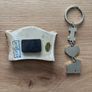 'I Love Roma' Rome Keyring & Magnet Image 2