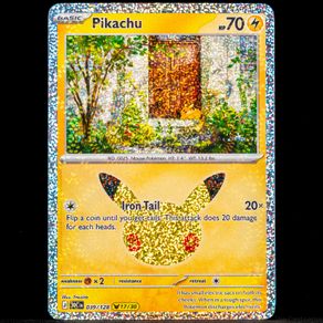 Pikachu 039/128 Holo Rare 17/30 30th Celebration Anniversary Pokemon Card