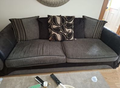 sofa with coffee table