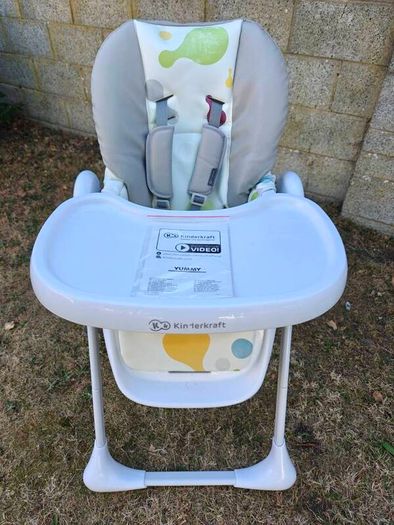 Kinderkraft Foldable Adjustable Height High Chair