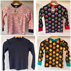 Maxomorra Long Sleeve Tops 7-8 yrs x 4