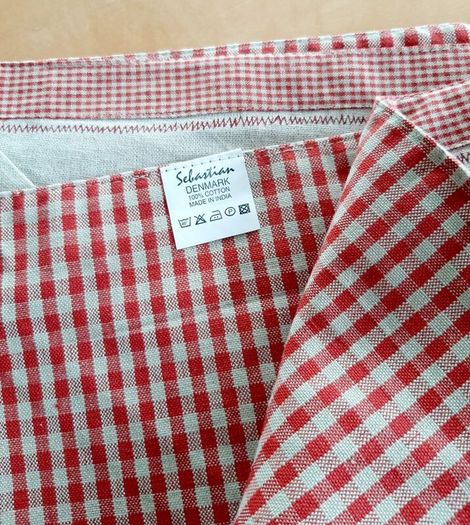 2026 Festive gingham tablecloth 1mt