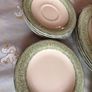 Royal Doulton Linen Leaf China Set-1980s Fine Dining Service Image 4