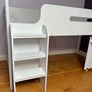 White mid sleeper cabin bed Image 5