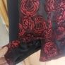 Marc Angelo red and black floral dress (free post) Image 8